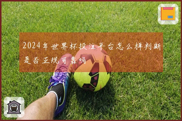 2024年世界杯投注平台怎么样判断是否正规可靠吗